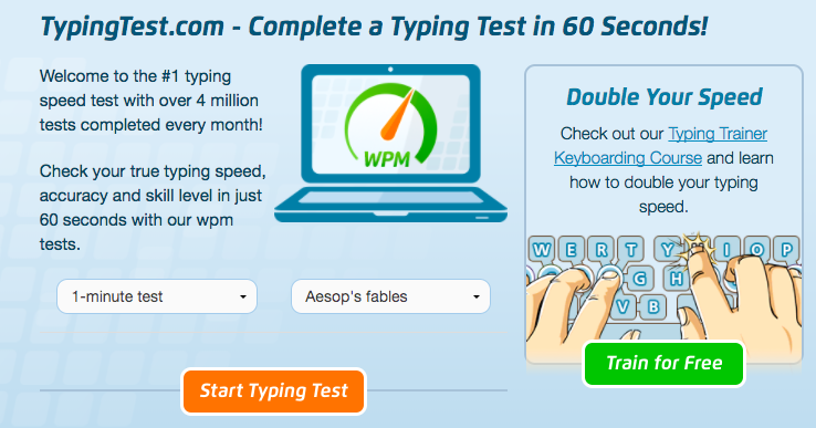 Free Typing Test - Check Your Typing Speed in 60 Seconds